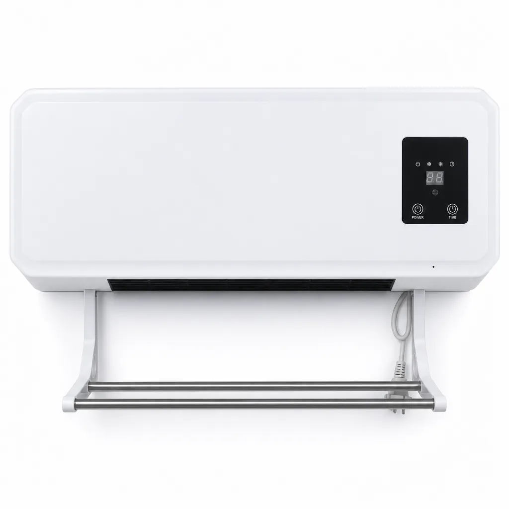 2000W PTC 2-in-1 Small Hot Fan Wall Mounted Electric Heater With Remote Highly Efficient for Room Space Heating Wall Hanging product view