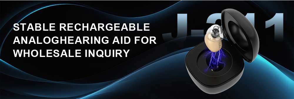 Mini Rechargeable ITE Hearing Aids OTC Analog Sound Amplifier Seniors Elderly Adults Noise Cancelling Eco-Friendly Professional detail
