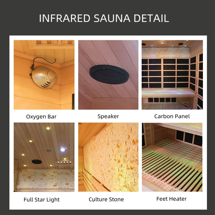 Top Selling 3 Person Hemlock and Full Spectrum Heaters with Light for Sale detail