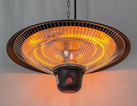 1500W Ceiling Electric Heater with Remote, Hanging Outdoor Heater with IP55 Waterproof 3 Heat Settings product view