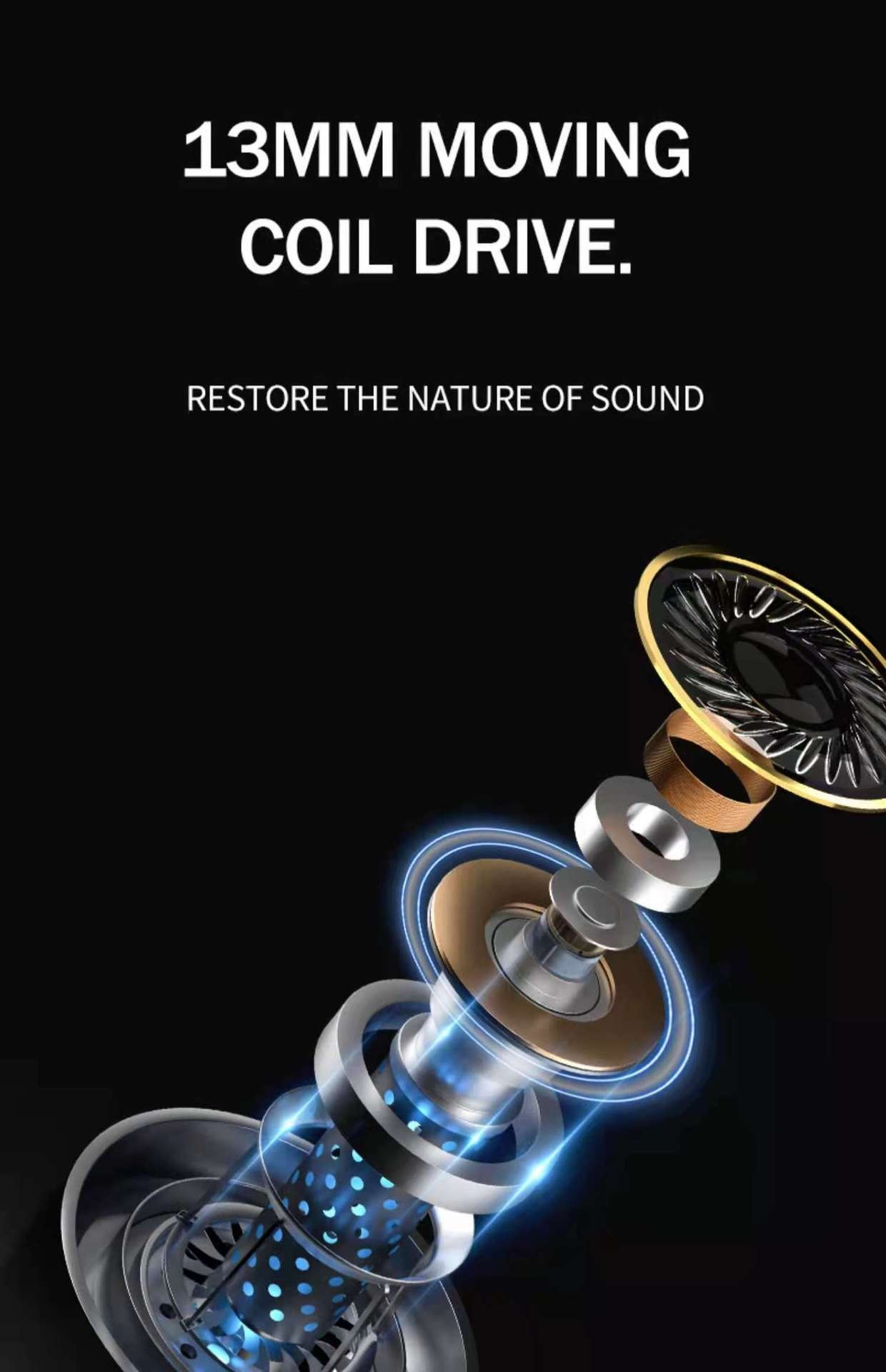 Wireless for 5.0 Earphones In-Ear Y113 Dual-Ear Sports Model Long Battery Life High-Definition Calls TWS Earbuds headset detail