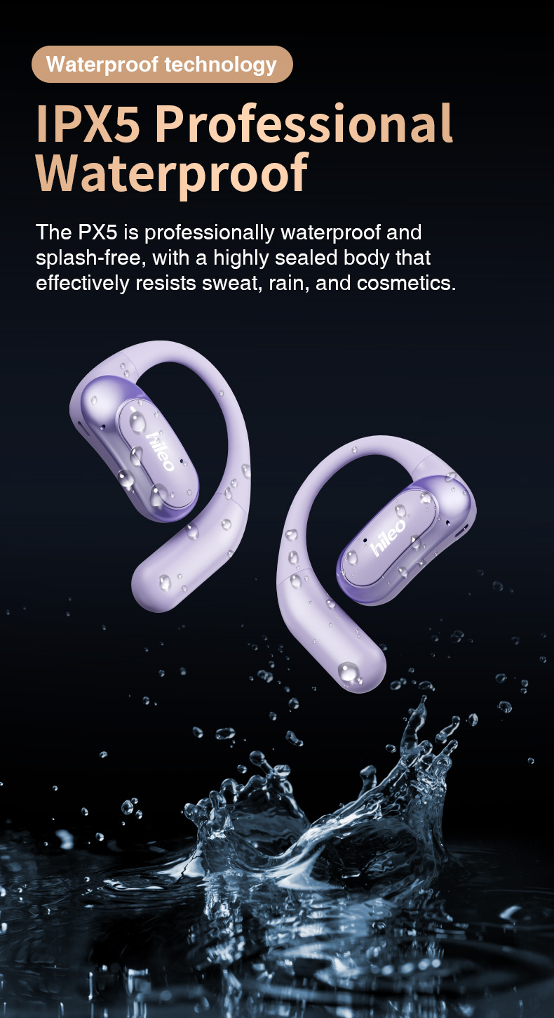 Hi95 Ows Wireless Earbuds BT 5.4 Open Design Sports ANC IPX5 Waterproof LED Battery Indicator Mic Android/iOS Hi-Fi Low Latency detail