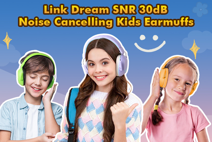 Custom Colors 28dB NRR Kids Noise Cancelling Headphones Ear Protection Ear Defenders Earmuffs for Autism detail