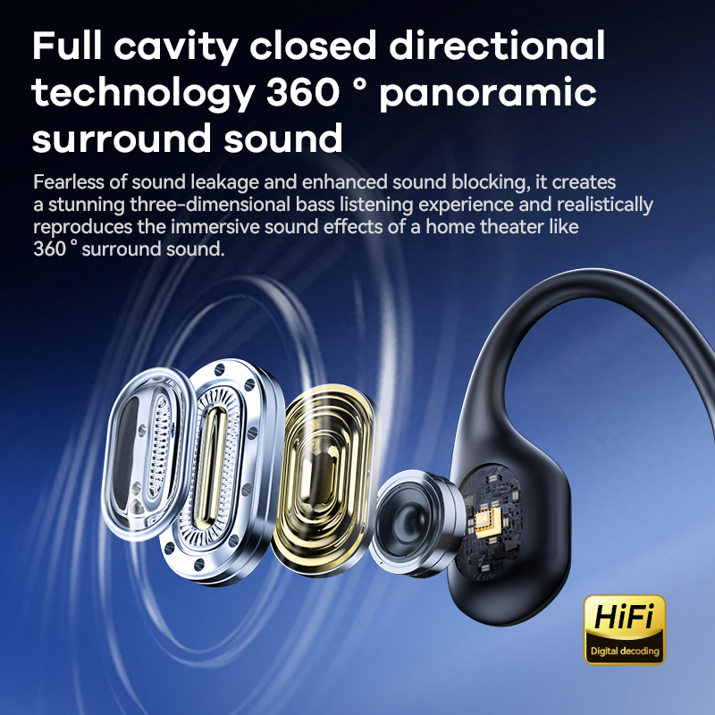 Remax RB-S11 Auriculares Conduction Waterproof bluetooth Earphone air Sports Bone Conduction Wireless Headphone product view