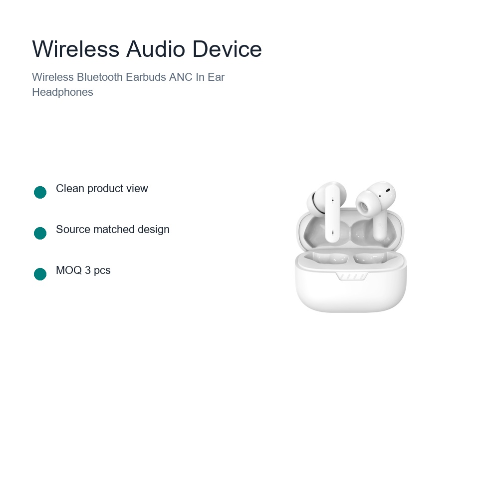 Wireless Bluetooth Earbuds ANC In Ear Headphones product view