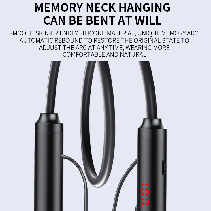 S960 Radio Wireless Earphone Neck Band Stereo Noise Reduction IPX-7 Waterproof Running Sports Earbuds with Microphone Neckband detail