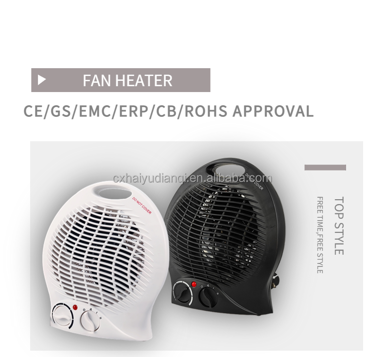 Portable Room  LQ-801 Electric Mini Fan Heater  2000W Black Electric Fan Heater product view