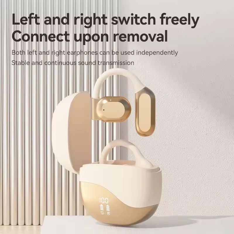 Hot Selling Ai Translator Earbuds 144 Languages Ear Hook Open air Conduction Tws BT Wireless Smart Translate Earphone product view