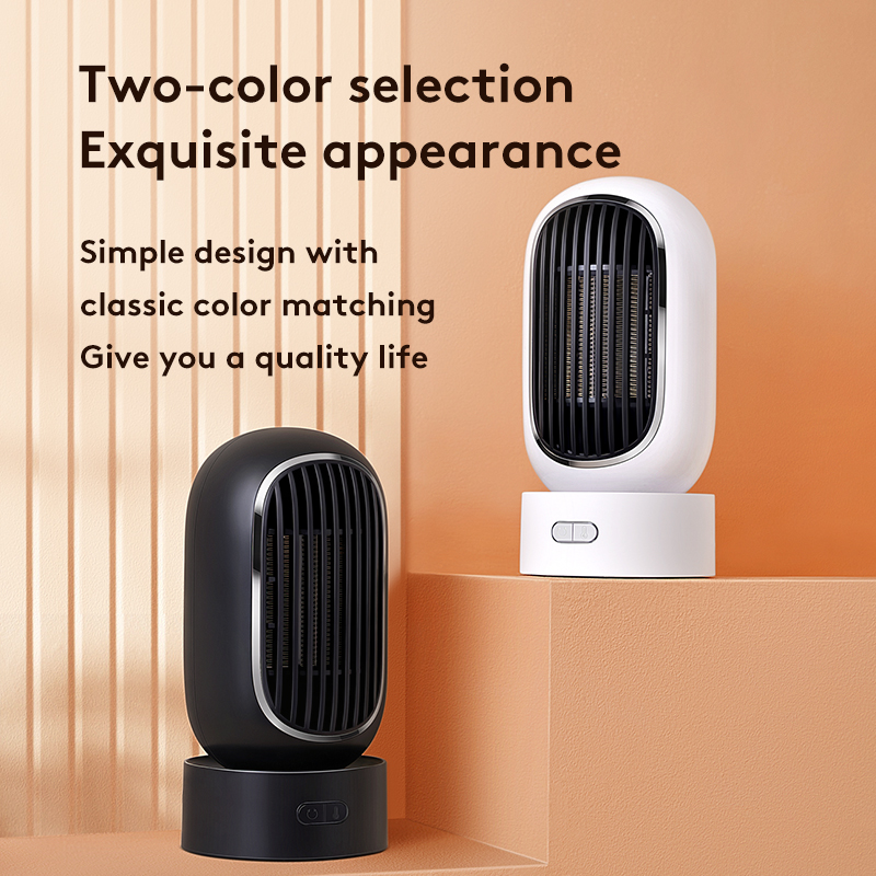New Arrival Fan Heater 1000W Simple Design Portable Timed Shutdown 120 Degree for Bedroom Household Office Winter Product product view