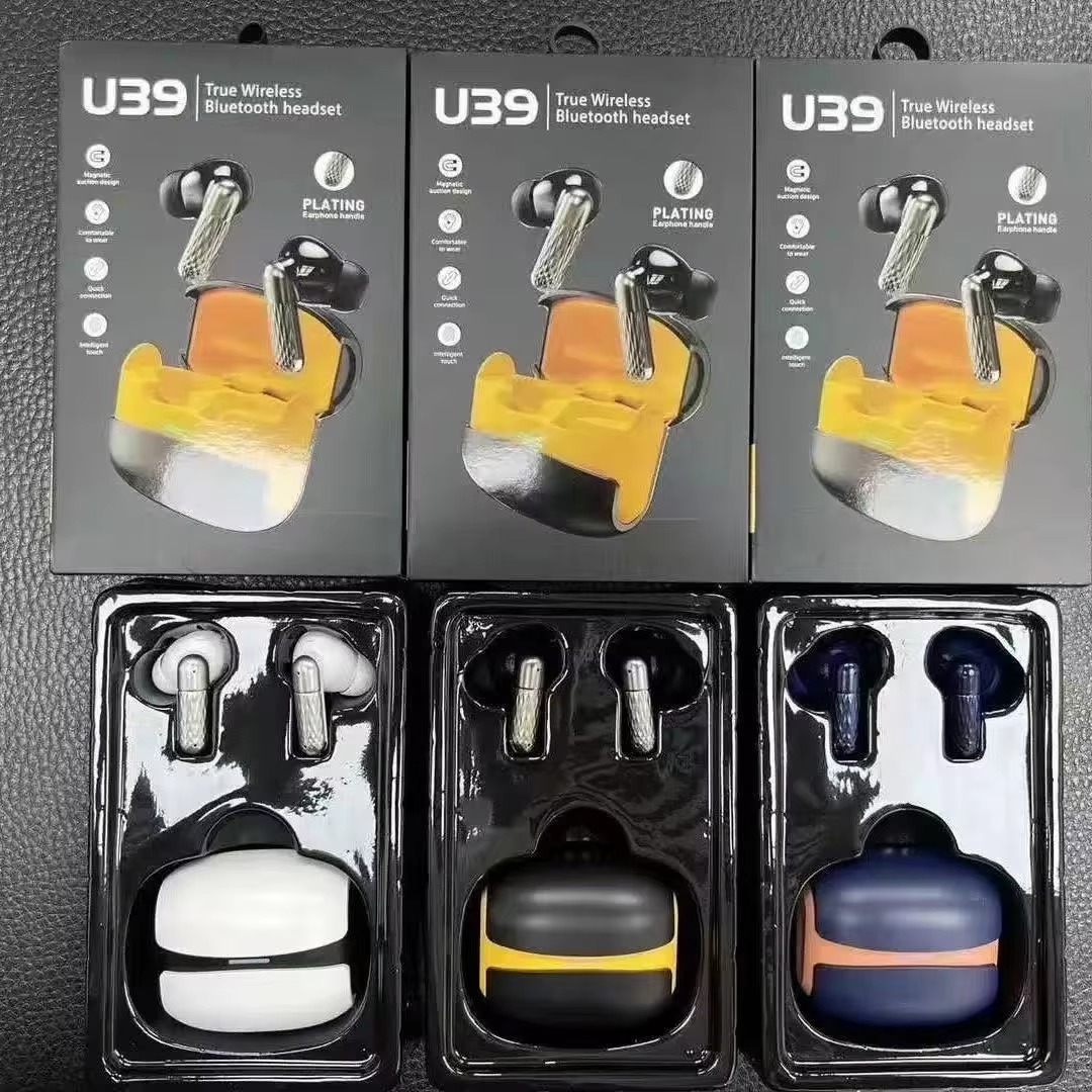 u39 Best Selling TWS Earbuds Wireless Gaming Sports Waterproof Earphones Wholesale BT5.4 HiFi Headset product view