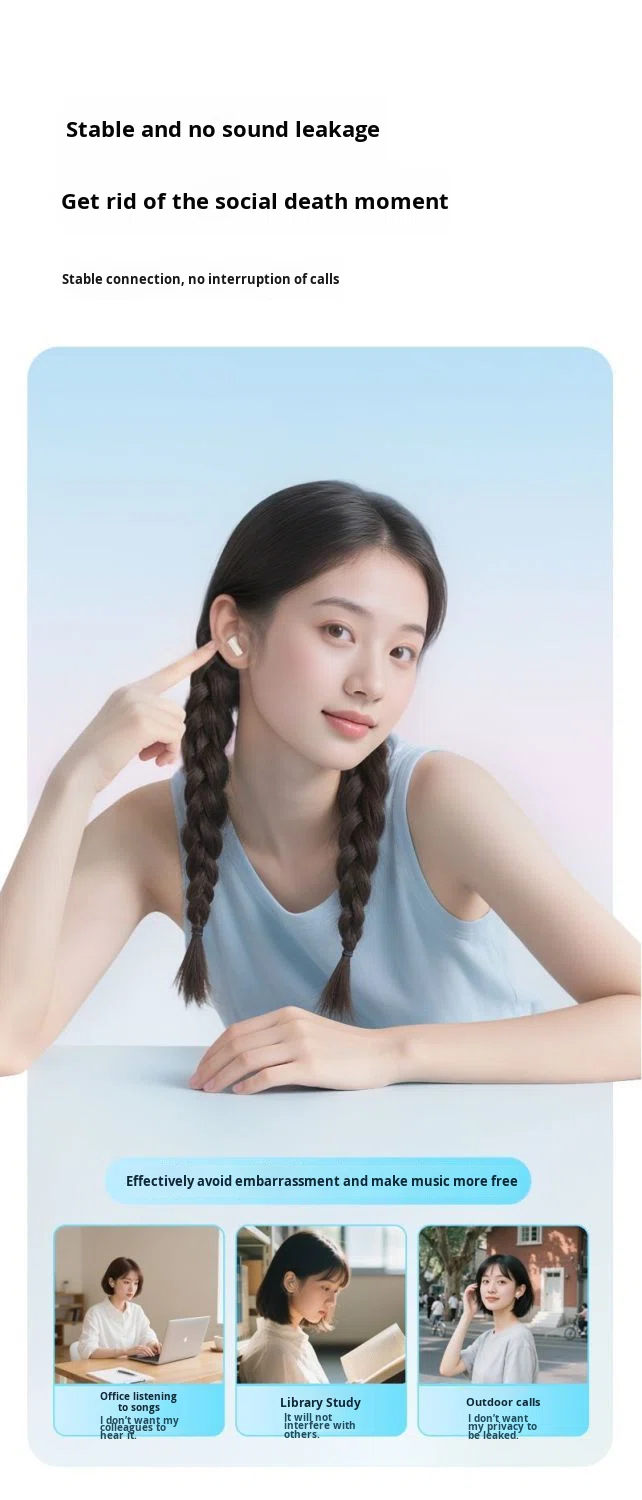 2025 Top Quality Wireless Best New Version Wireless Earphones &Headphone Gaming In-ear Semi-In-Ear detail
