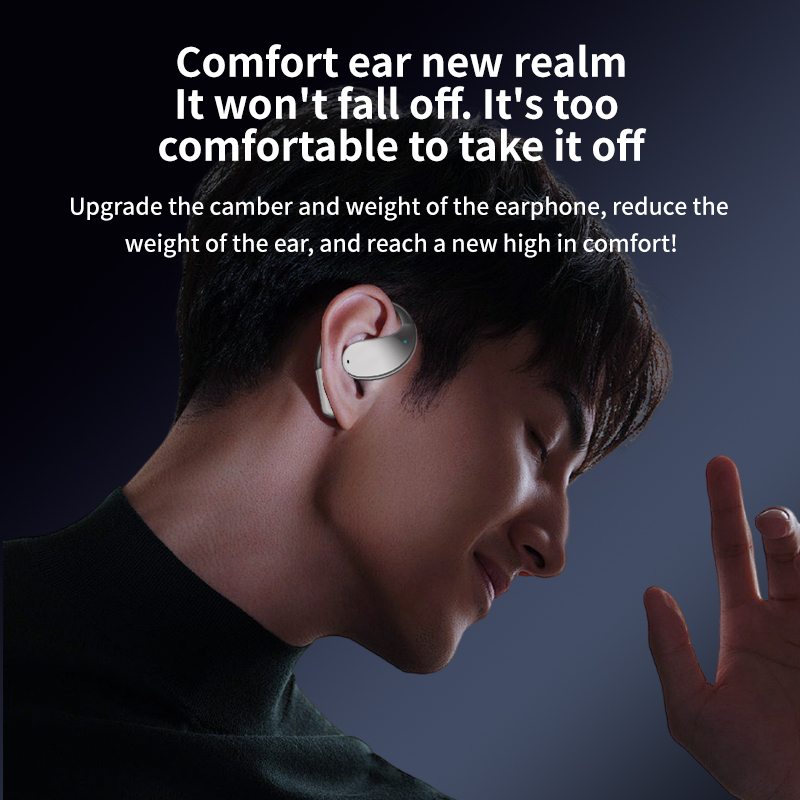 YYK-Q39 Comfortable Ear Hook Earbuds Wireless Sports AI Real-Time Language Translator Earphones Suitable for Travel, Business product view