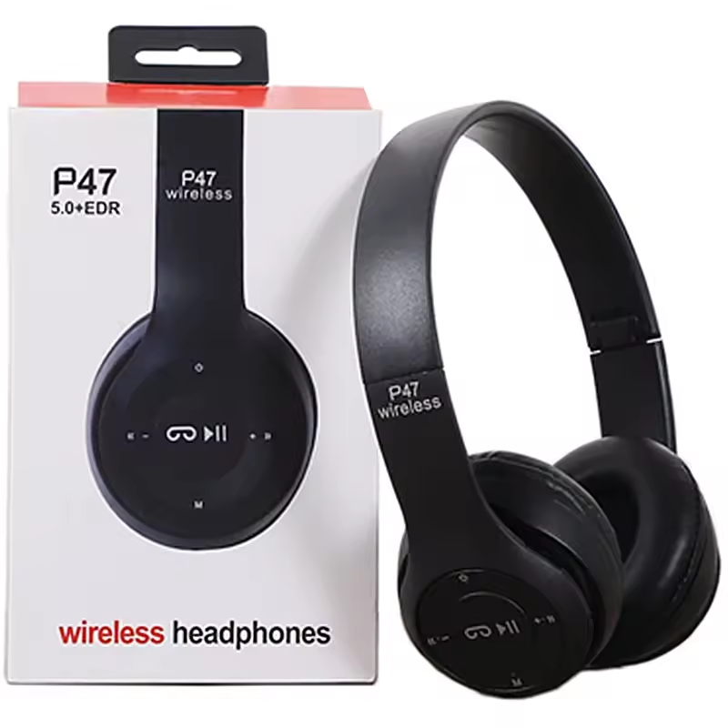 P47 Bt5.0 Wireless Headphones Headset Over Ear TWS Ecouteurs Fones De Ouvido Earphone Casque Audifonos Inalambricos Auriculares