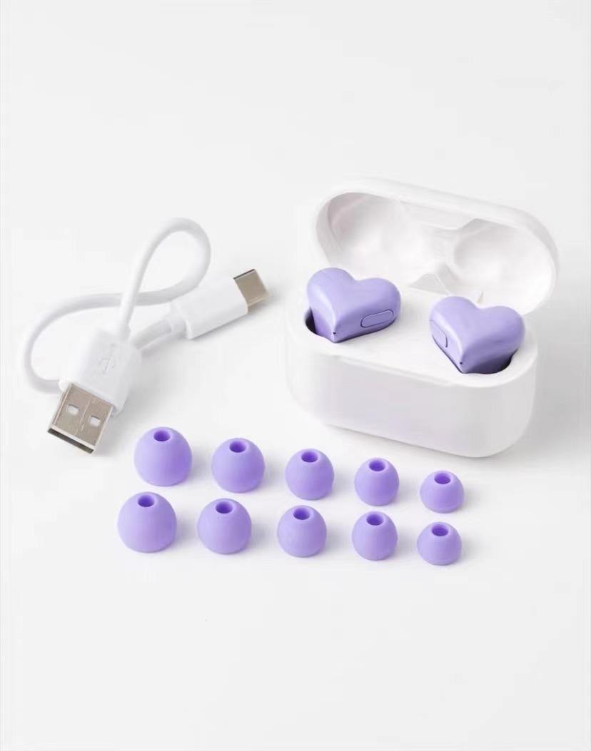 Wireless Headphones Headset Heart Woman In-ear Earbuds Girl Gifts Auriculares Bluetooth Earbuds Fast Charging Earbuds product view