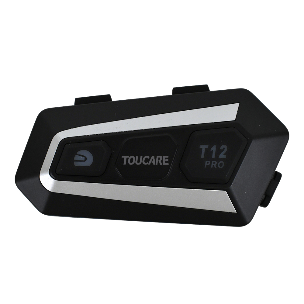 TOUCARE T12 Heavy Bass Motorcycle Intercom Bluetooth Earphones Waterproof Noise Reduction Mixing MESH Multi Person  Dedicated product view