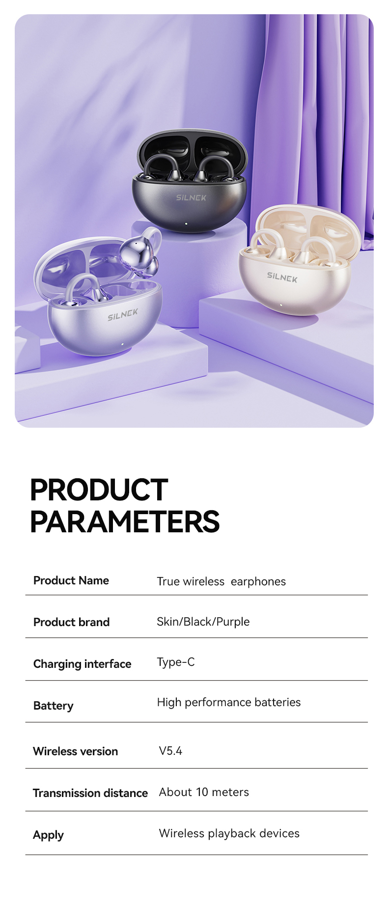 M91 OWS Sport Ear Clip Design Wireless Earphones Similar Earrings Bone Conduction Hi-Res Audio HD Voice Call Bluetooth Headset detail