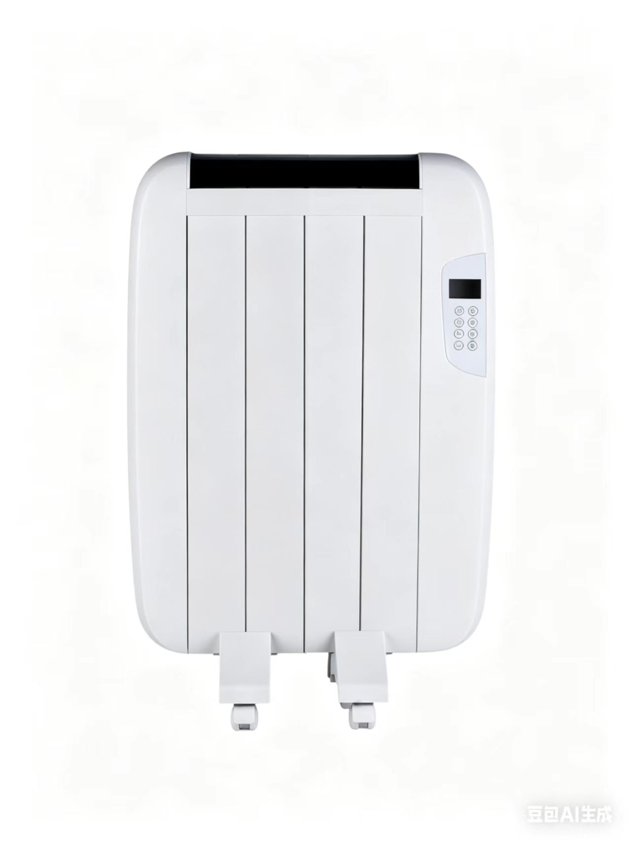 Mini Plastic PTC Fan Heater 600W with Adjustable Thermostat Remote Control Energy Efficient Class a Silent & Safe for Home Use product view