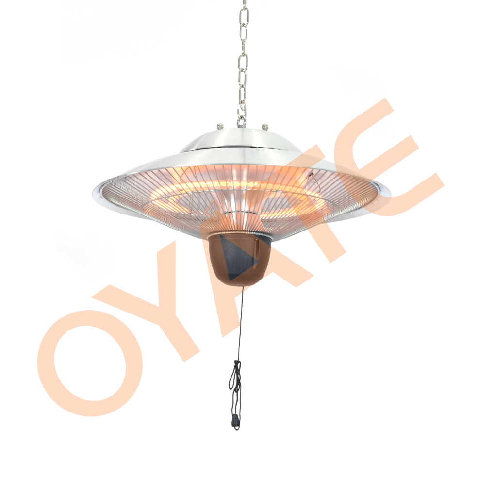 1200W/1500W Suspended Infrared Ceiling Heater Pull Switch Electric Heater for Outdoor Cafe Open Terrace Heating product view