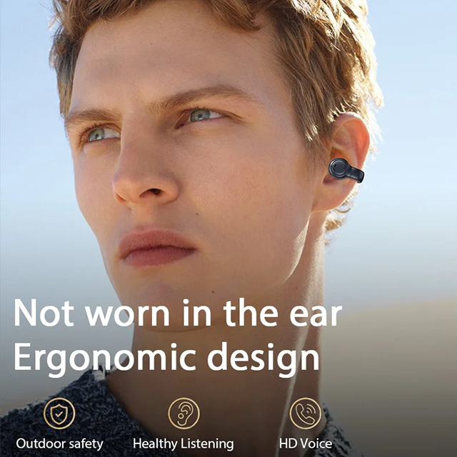 M47 Earbuds Bone Conduction Wireless Headphones Gaming Headsets Noise Canceling Sport Earphones Stereo Sound Blue Tooth Headset product view