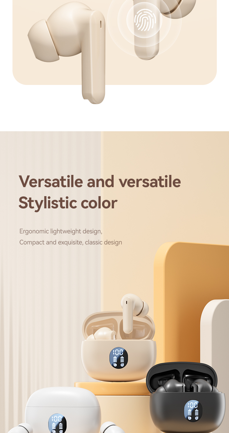 2026 Newest M69 Tws Hot Selling Wireless Earbuds 5.4 Earphone Gaming Headset Stereo Sound Music In-Ear Earphone detail