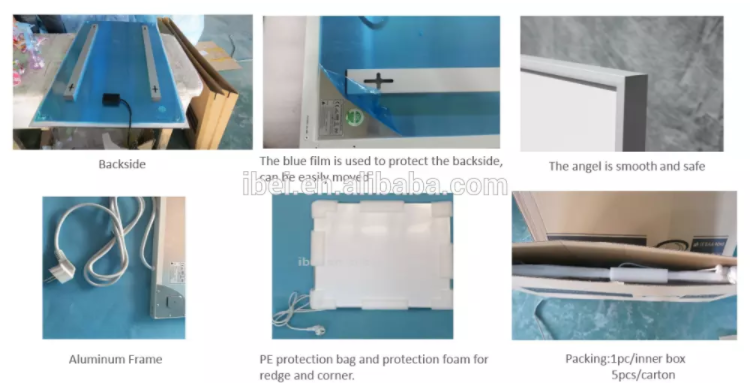 Ceiling/Wall Mounted Hot Yoga Pilates Studio Room Far Infrared Electric Panels Heater detail