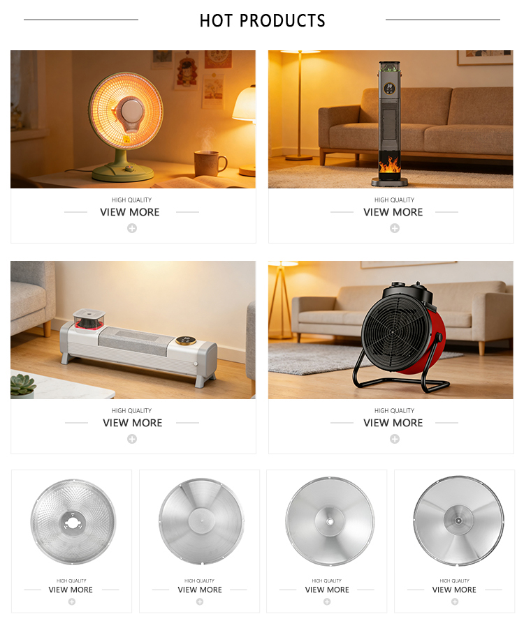 600W Compact Infrared Tube Electric Heater Desktop Freestanding Low Noise Energy Efficient Fast Warm Tip-Over Protection Home detail
