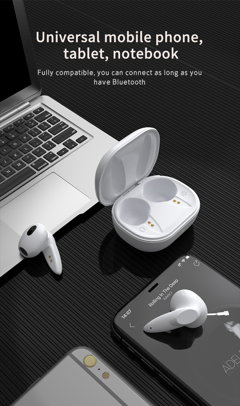 Original P18 TWS Wireless Earbuds BT 5.1 with Digital Display IPX6 Waterproof APT-X Type-C Charging detail