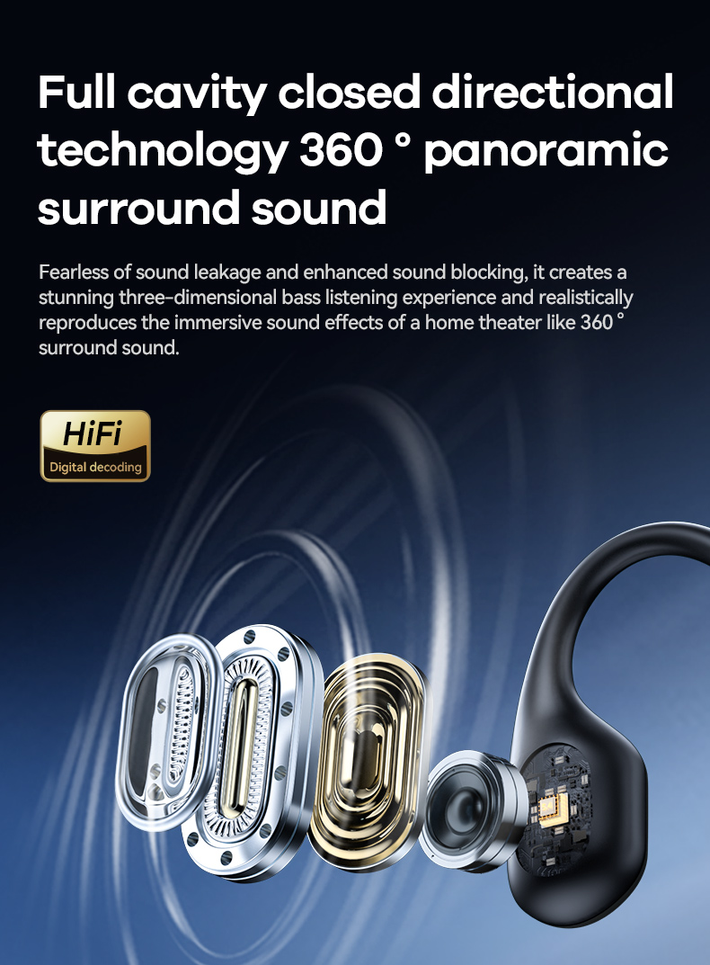 Remax RB-S11 Auriculares Conduction Waterproof bluetooth Earphone air Sports Bone Conduction Wireless Headphone detail
