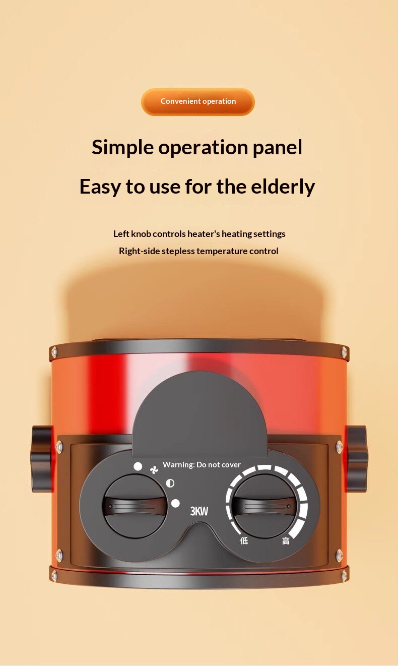 Modern Home Desktop Fast Heating Portable Energy-saving Touch Control Smart Home Electric Heater for Bedroom detail