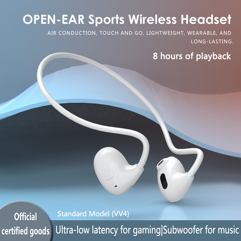 Best Selling Low Price VV4 Earbuds Portable Bone Conduction TWS Mini Headphones True Wireless Earphones with Pro Sport Earphone product view