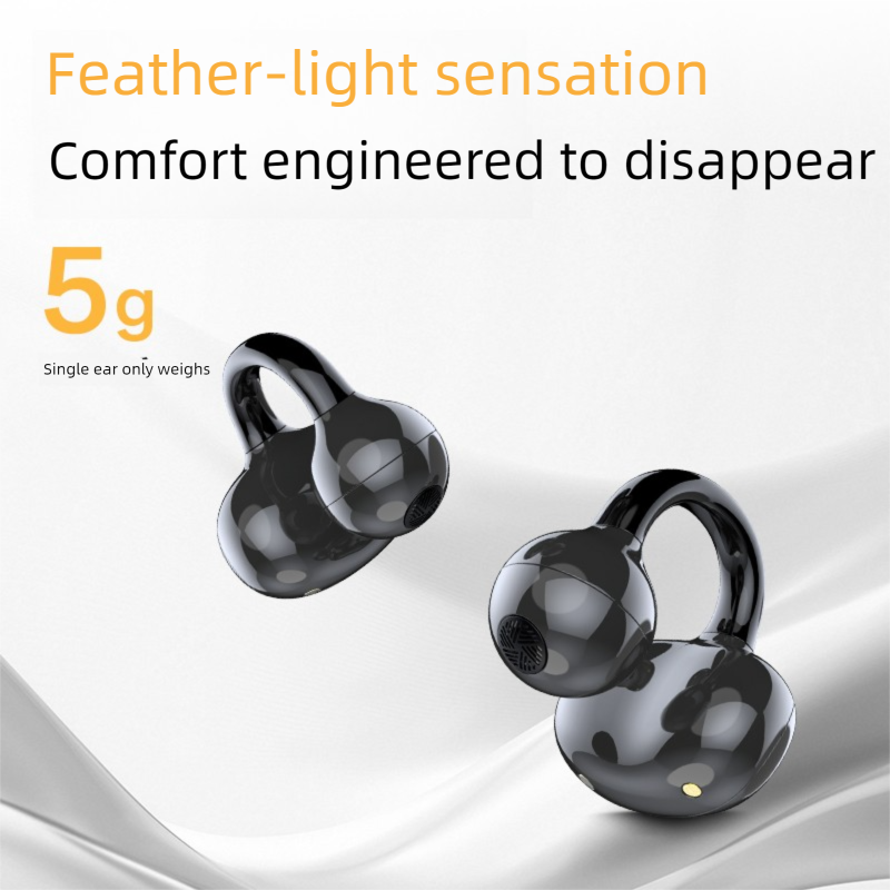 Popular Products Ear Clip Bone Conduction Headphones Air Conduction Earbuds Open Ear Headset OWS Wireless Bluetooth Earphones product view