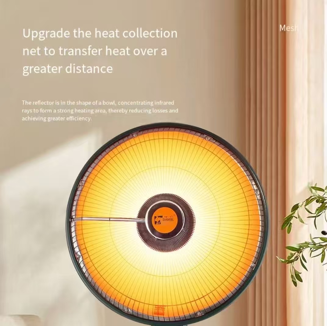 HM-328R  Small Solar Heater Home Energy-Saving Electric Heater Vertical Floor Heater product view