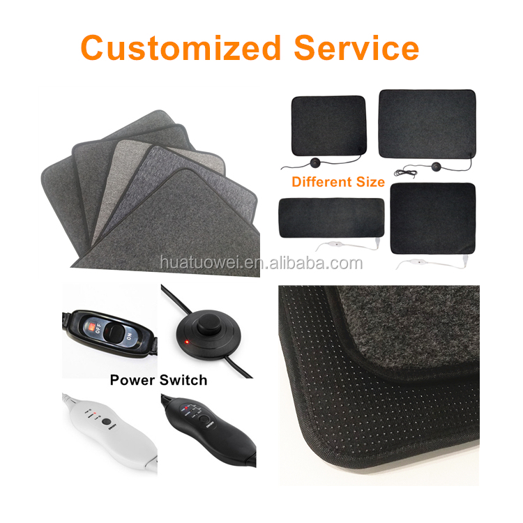 Europe Best Seller Electric Heaters Plug in Electric Heating Mat Portable Personal Infrared Heater for Winter detail
