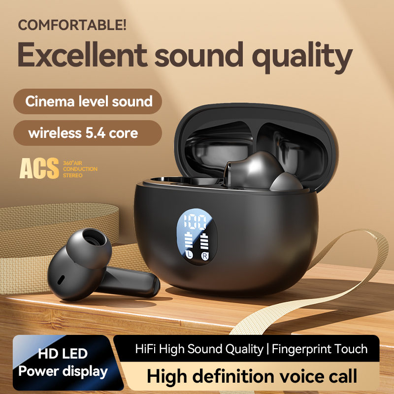 2026 Newest M69 Tws Hot Selling Wireless Earbuds 5.4 Earphone Gaming Headset Stereo Sound Music In-Ear Earphone product view