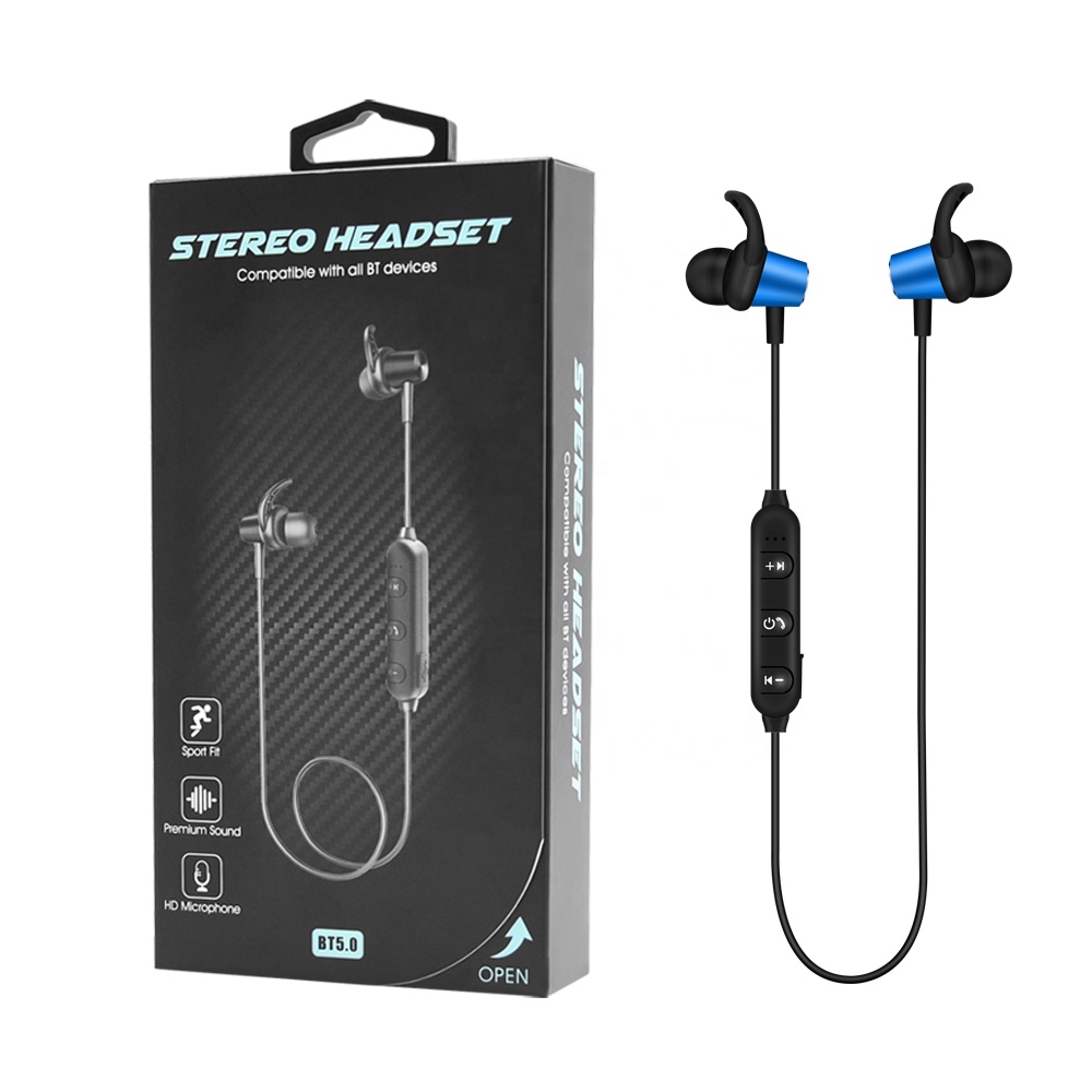 Neckband Mini Wireless Earbuds Magnetic Connection Earphone Wireless Sports Headphones product view