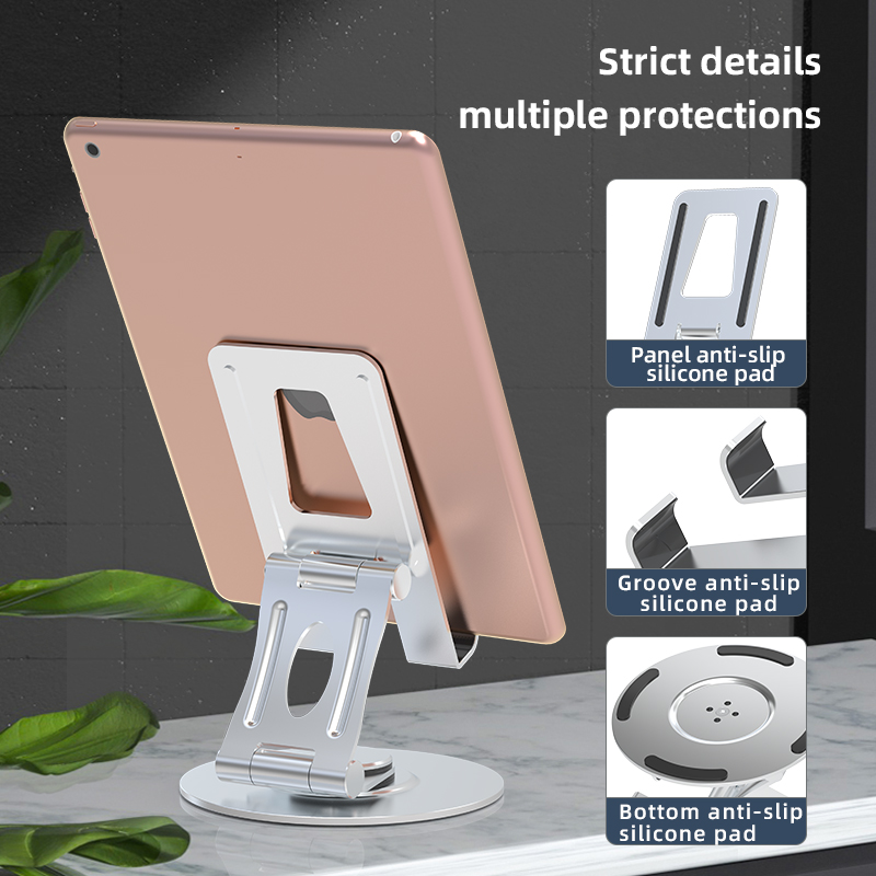 Top Sale High Quality Portable Aluminium Alloy Phone Holder Adjustable Foldable Flexible Cell Phone Stand Phone Accessory