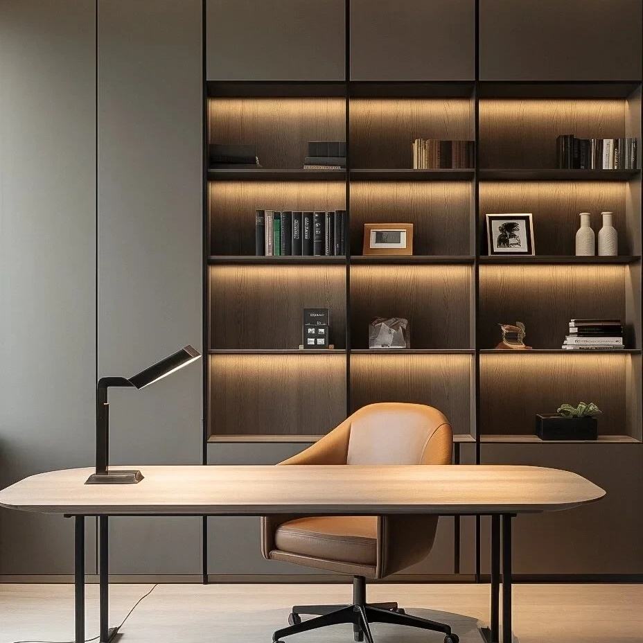 Custom Modern Desktop Extendable Bookshelf Storage Rack Standing Storage Cabinet Office Simple Student Home Small Bookcase