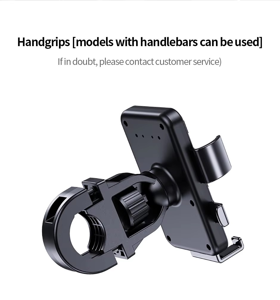 Universal Cell Phone Holder Bicycle Handlebar Multi Use Shockproof Motorcycle Phone Stand detail