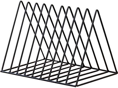 Hot Sale Creative Iron Art Bookstand Scandinavian Simple Office Small Bookshelf Desktop Storage Student Table Simple Bookshelf product view