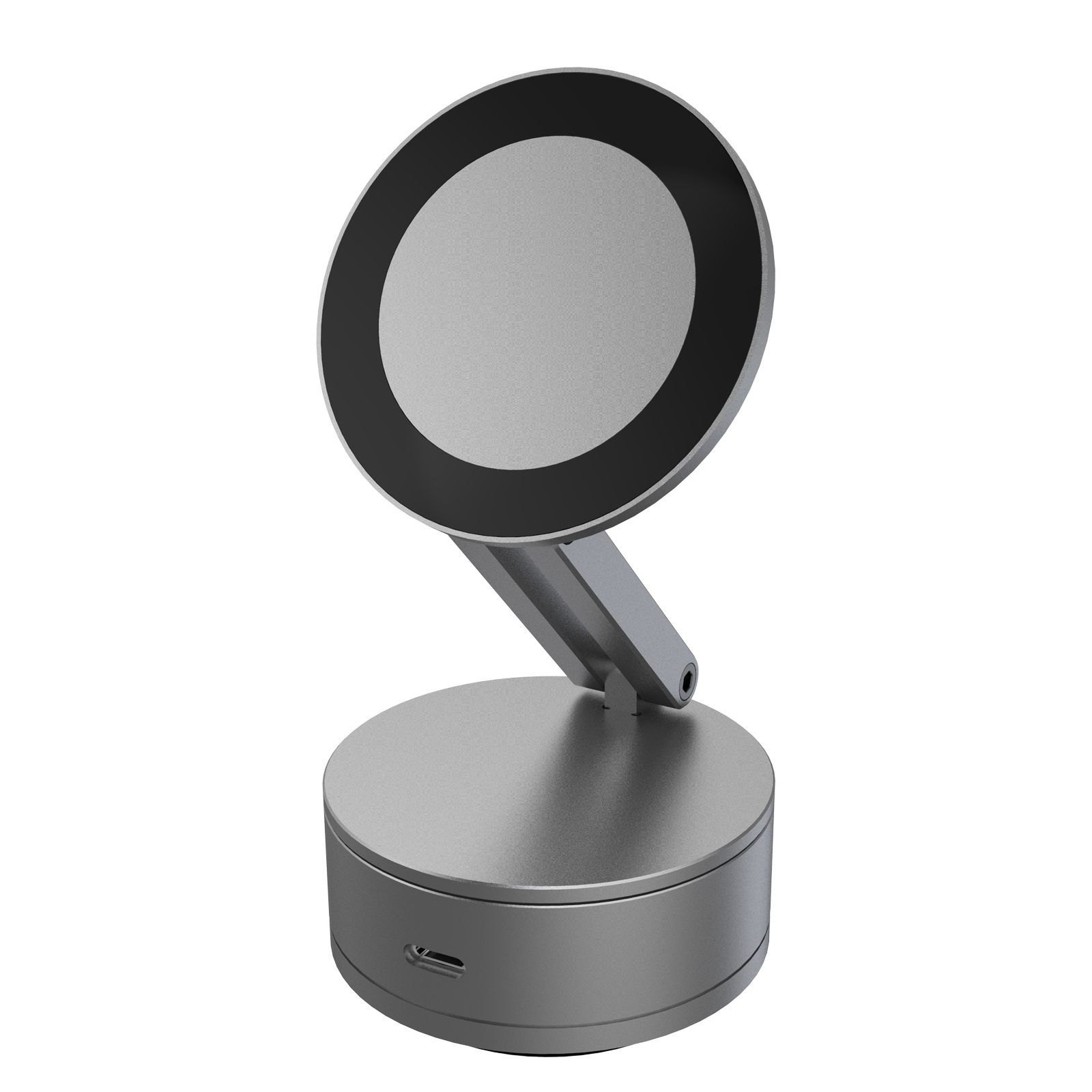 OEM ODM Custom Logo New Portable Flexible 360 Degree Rotate Metal Strong Magnetic Electric Suction Cup Desk Phone Stand Holder