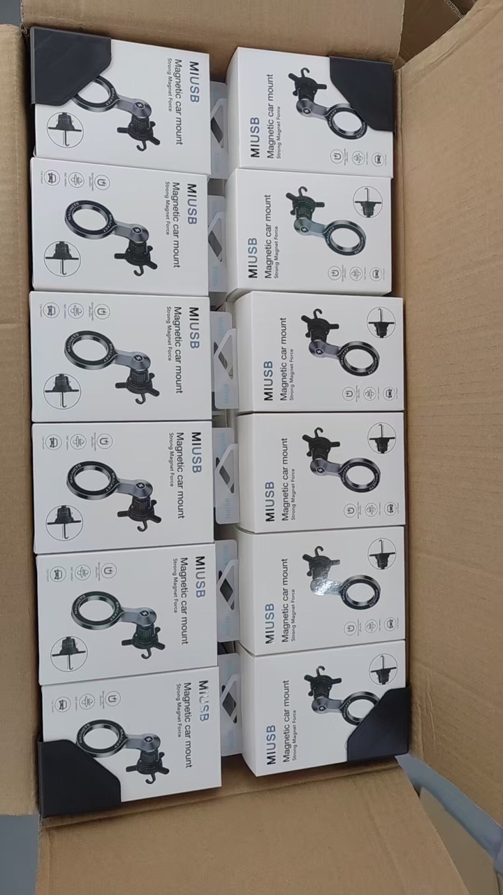 Universal Magnetic Car Mount Aluminium Alloy Phone Stand Compatible with Mobile Air Vent Car Holder Portable detail