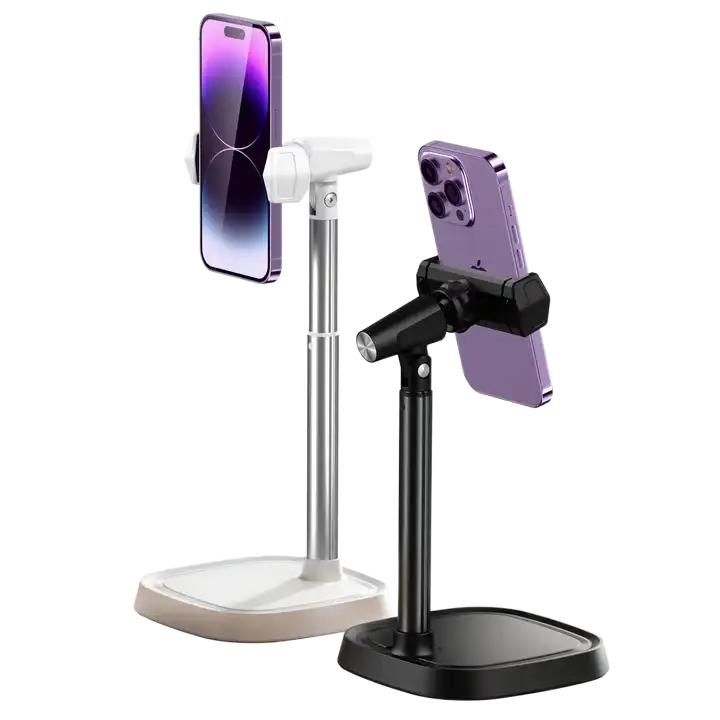 Phone Stand Aluminium Alloy Adjustable Folding Desktop Tablet Cell Phone Stand Holder product view