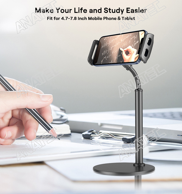 New Arrival Gooseneck Desk Phone Holder for 4.7~11 Inch Devices detail