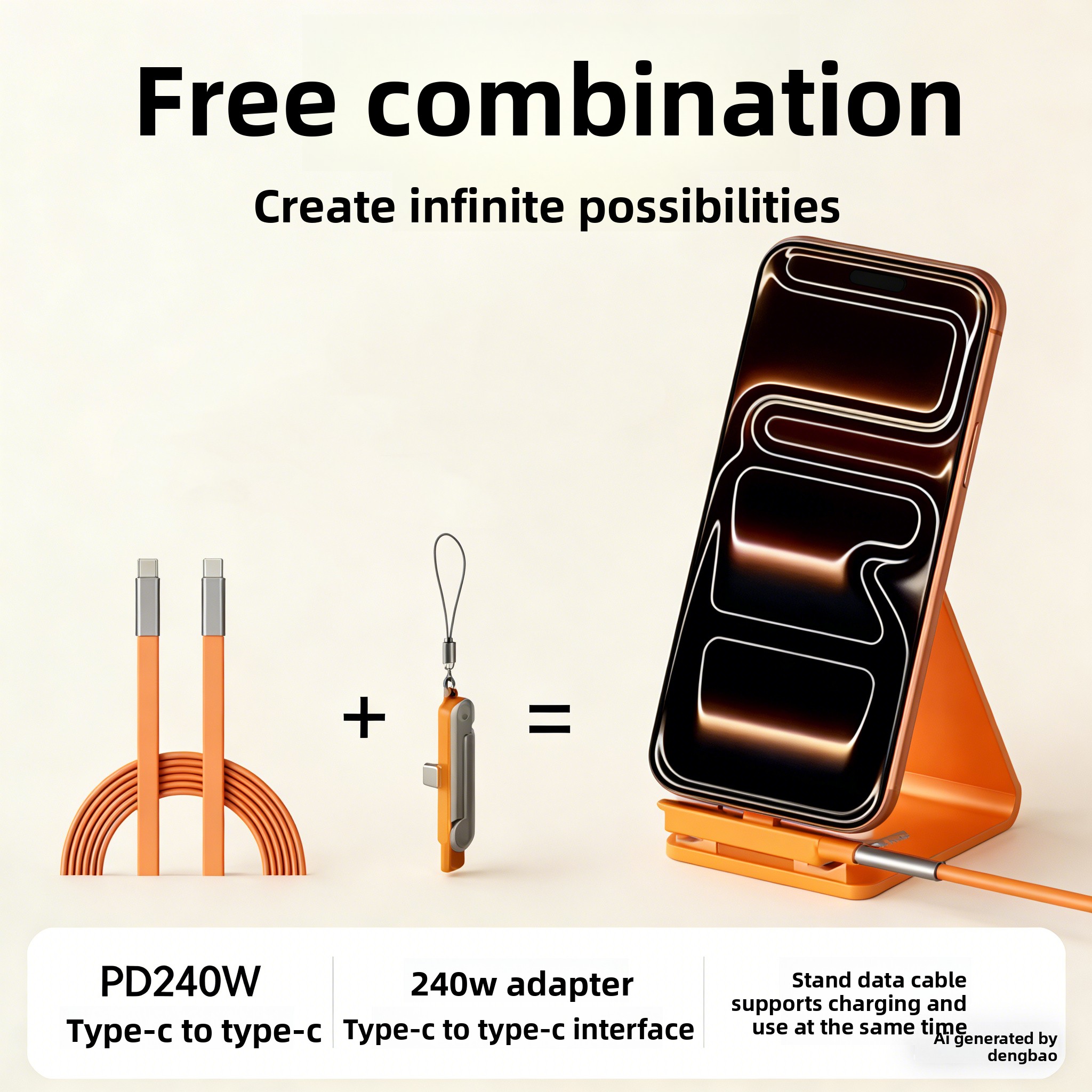 Factory 2 in 1 Phone Stand Phone Holder Black Orange Pink Purple Blue White ODM OEM for Mobile Phone Electronic Accessories detail