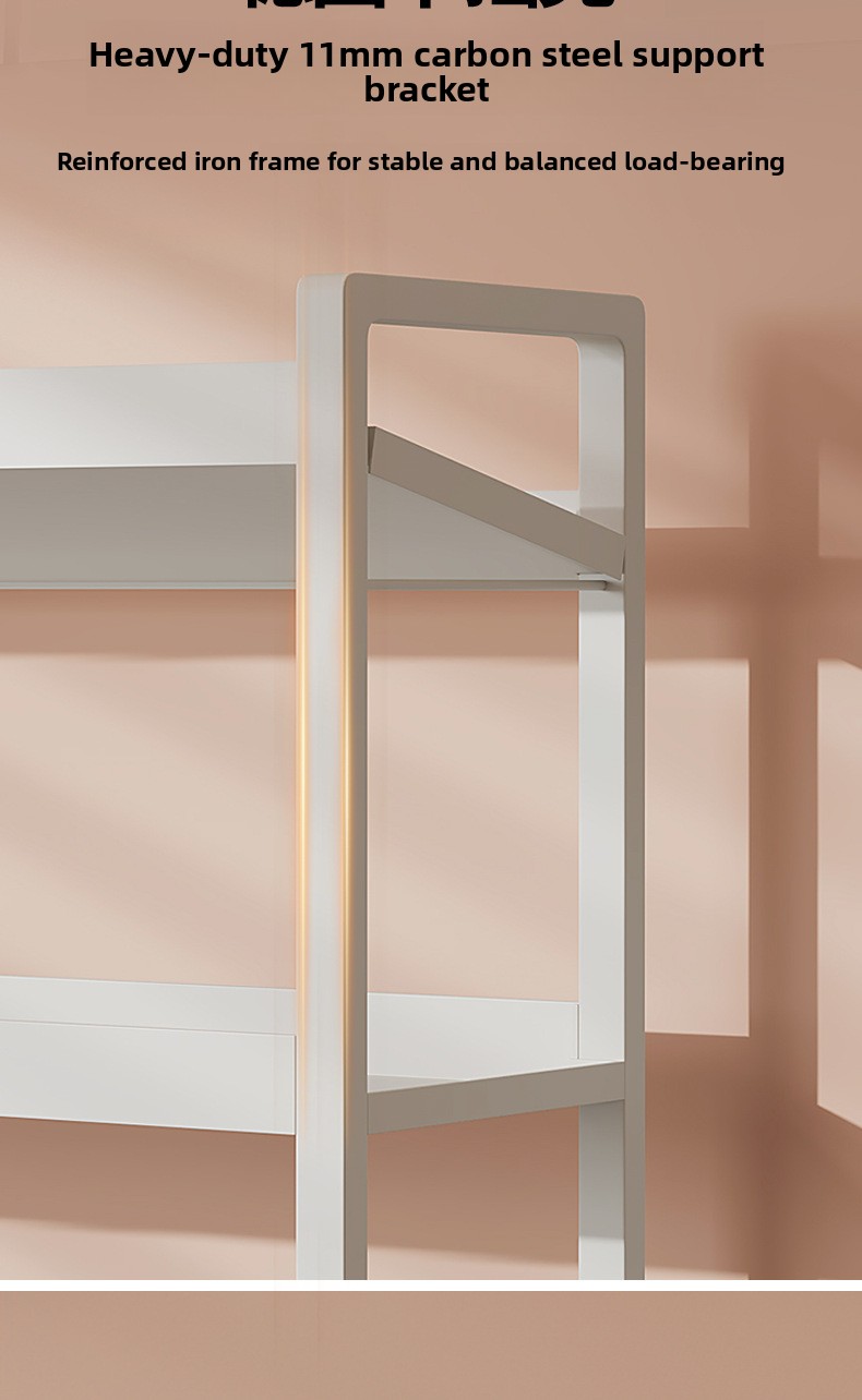 Desktop Shelf Three-Layer Standing Type Bookshelf Student Desk Storage Rack Office Computer Desk for Living Room detail