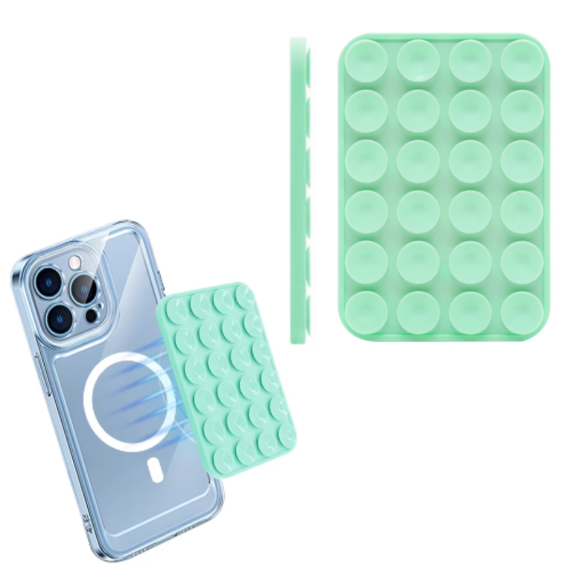 Magnetic Suction Phone Holder for MagSafe Case Silicone Adhesive Grip Stand for iPhone Removable Hands-Free Selfie iPhone Case detail