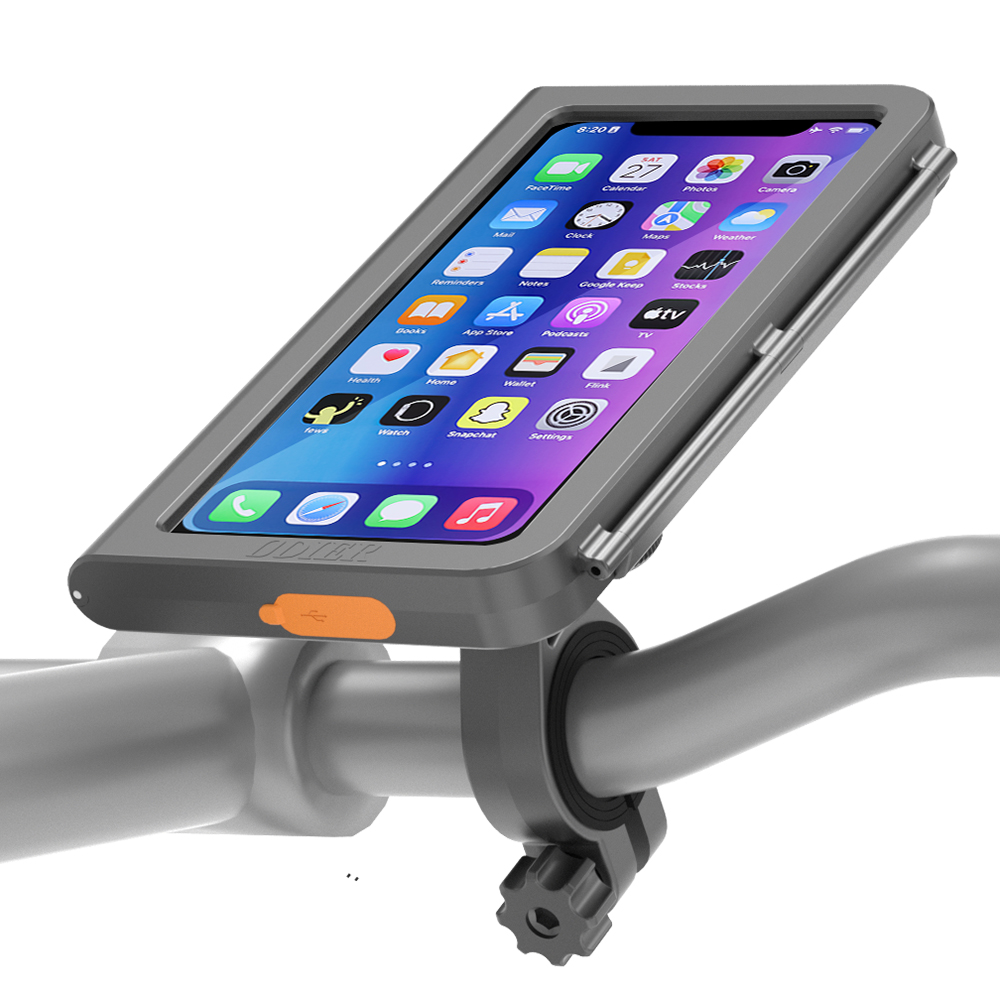 ODM ABS Waterproof Motorcycle Phone Holder Adjustable Height Dustproof Flexible Stand for Riding Car Shower Desk 4-7 Inch Holder product view