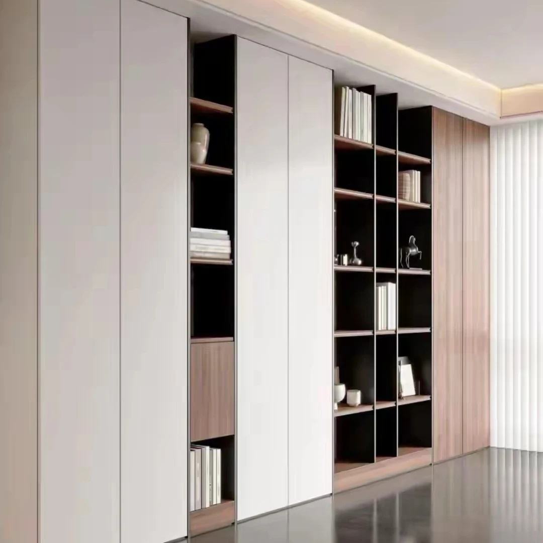 Custom Modern Desktop Extendable Bookshelf Storage Rack Standing Storage Cabinet Office Simple Student Home Small Bookcase detail