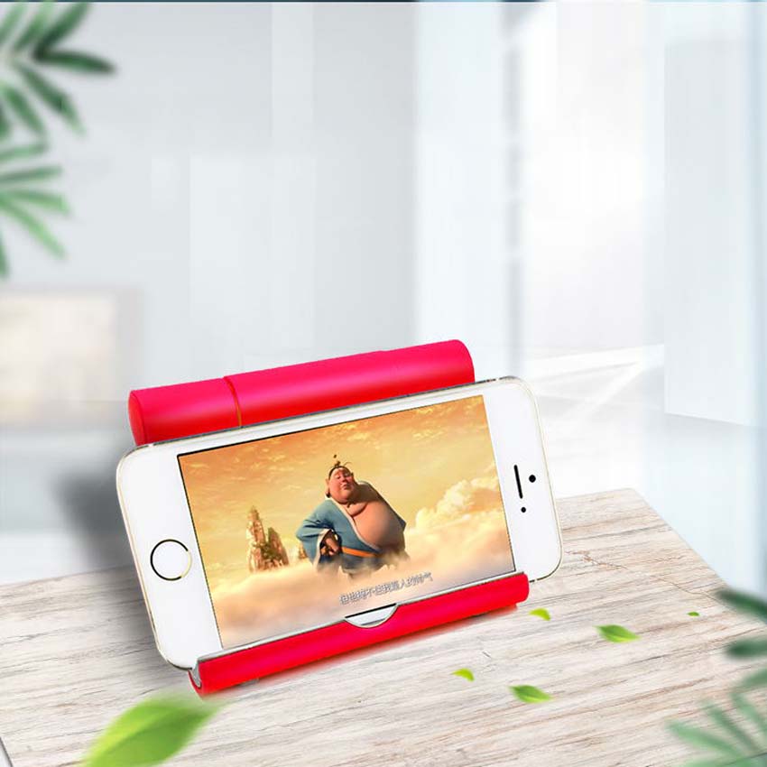 Wholesale Plastic Mobile Phone Stand Folding Desktop Cell Phone Holder Table Stand detail