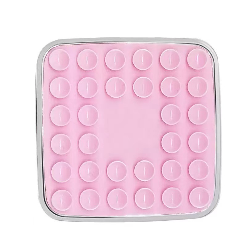Silicone Suction-Cup Universal Model Double-Sided Adhesive Phone Holder for Bathroom Mirrors-Hands-Free Selfie & Shooting Tool detail